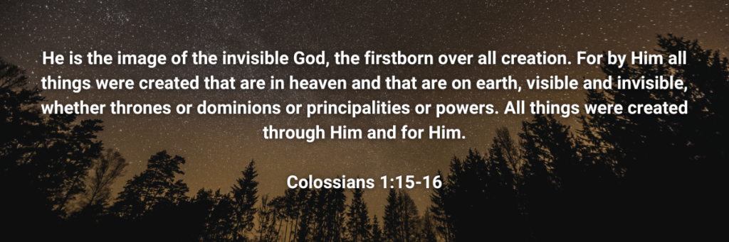 Colossians 1: 15-16