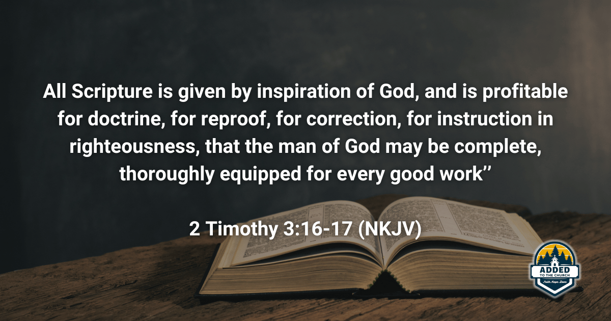 2 Timothy 3:16-17