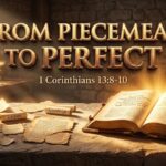 From Piecemeal To Perfect - 1 Cor. 13:8-10
