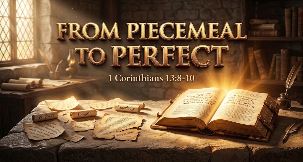 From Piecemeal To Perfect - 1 Cor. 13:8-10